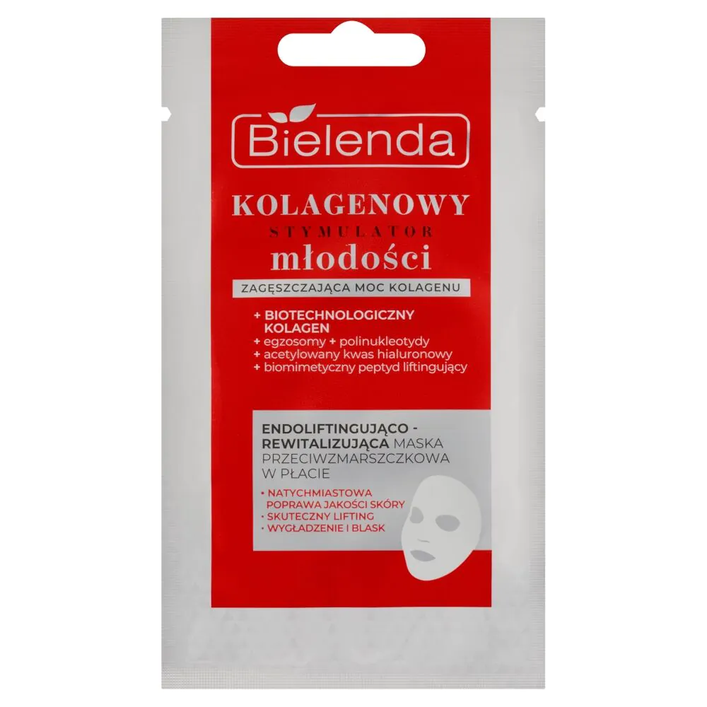 Bielenda Collagen Youth Stimulator Endolifting- und Revitalisierungs-Tuchmaske