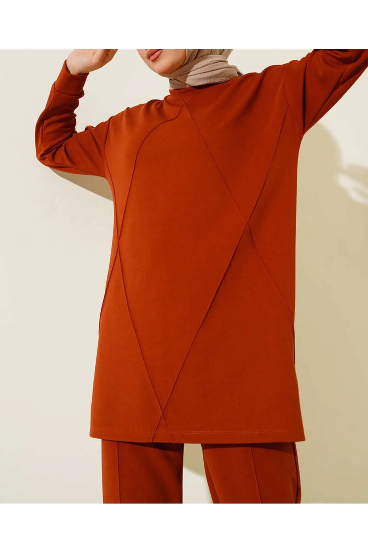 VOLT CLOTHİNG  Damen-Doppelanzug mit Çima-Muster