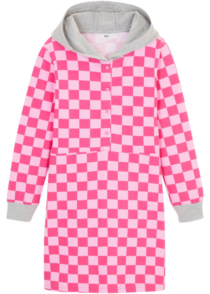 Mädchen Kapuzen-Jerseykleid