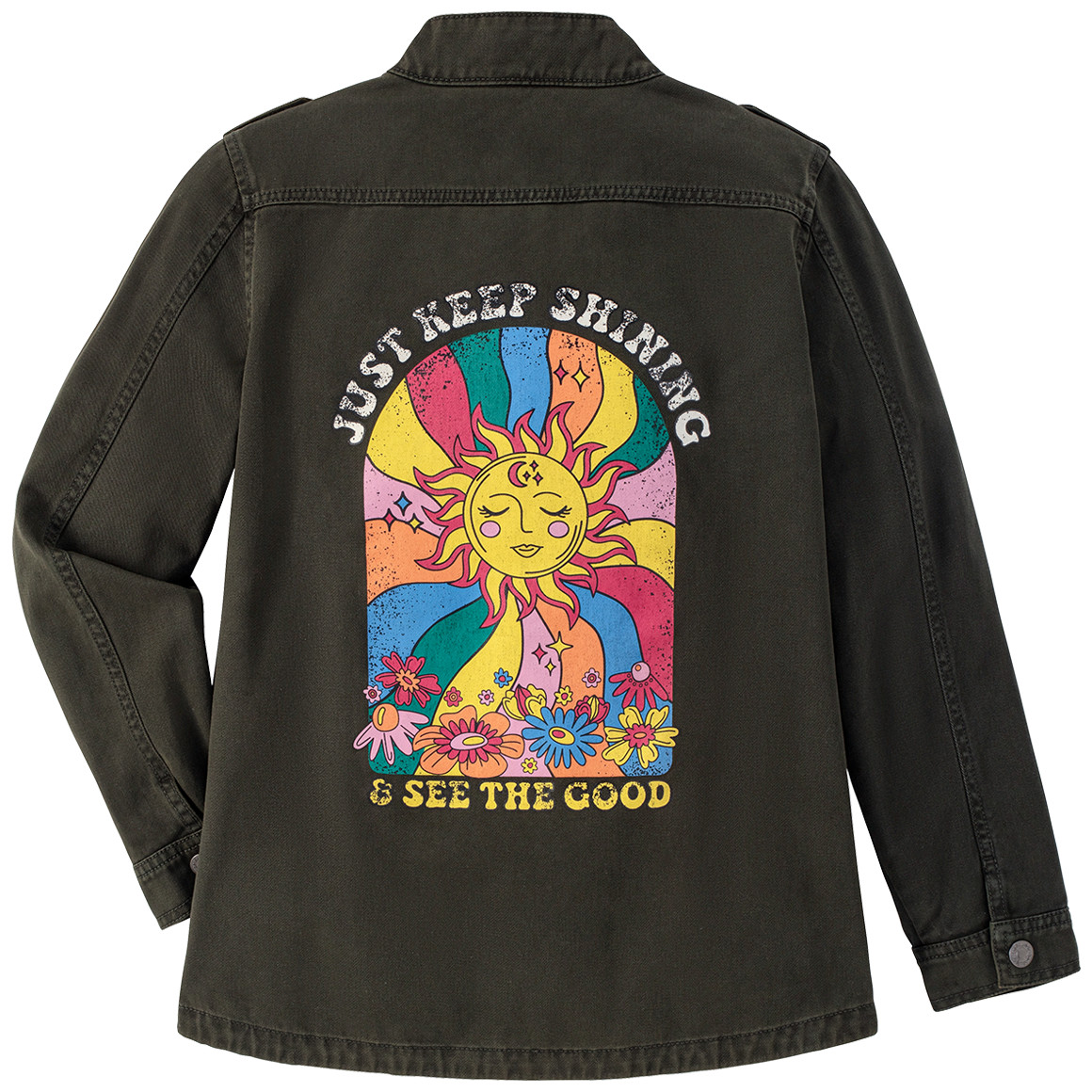 Mädchen Jacke im Cargo-Style
