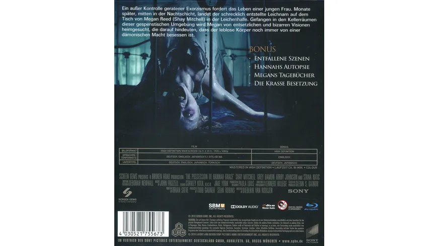 The Possession of Hannah Grace