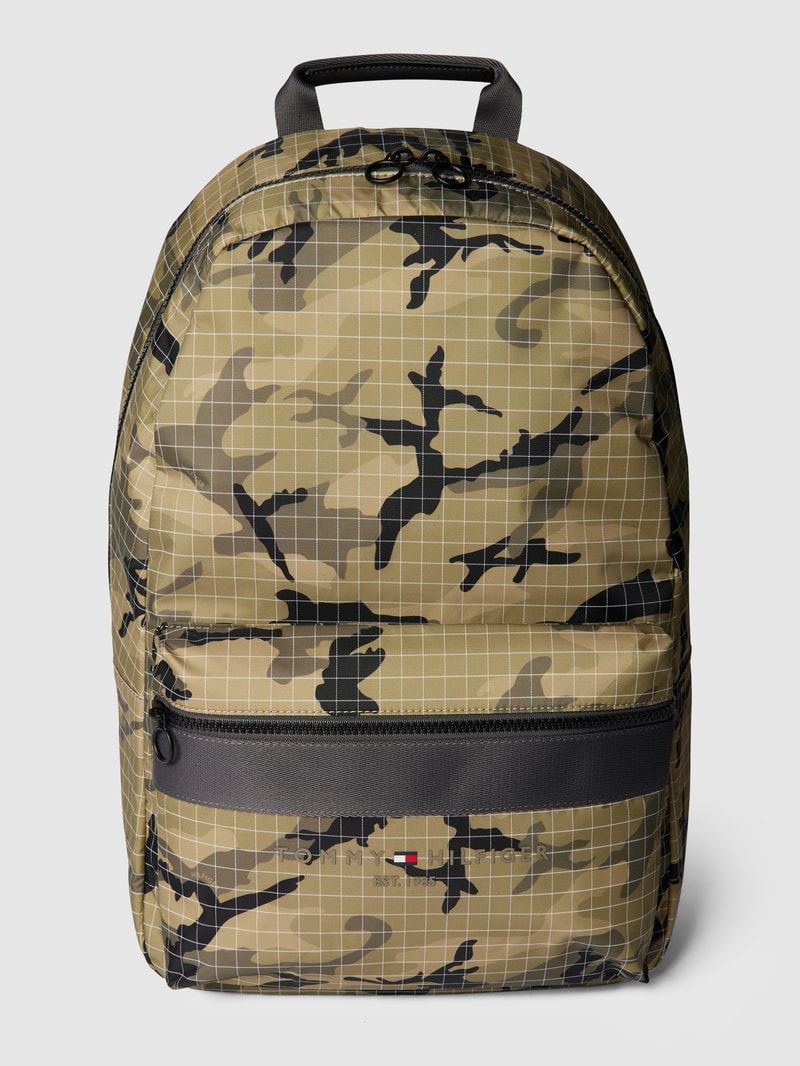 Rucksack mit Camouflage-Muster in khaki