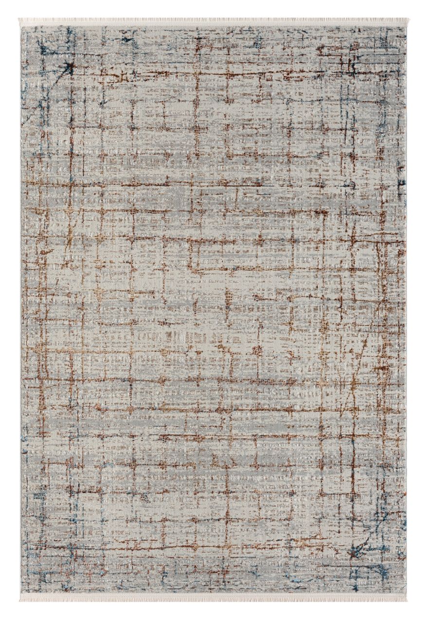 MyFlair Teppich Zoe, 160cm x 230cm, Farbe Hellgrau, rechteckig, Florhöhe 8mm