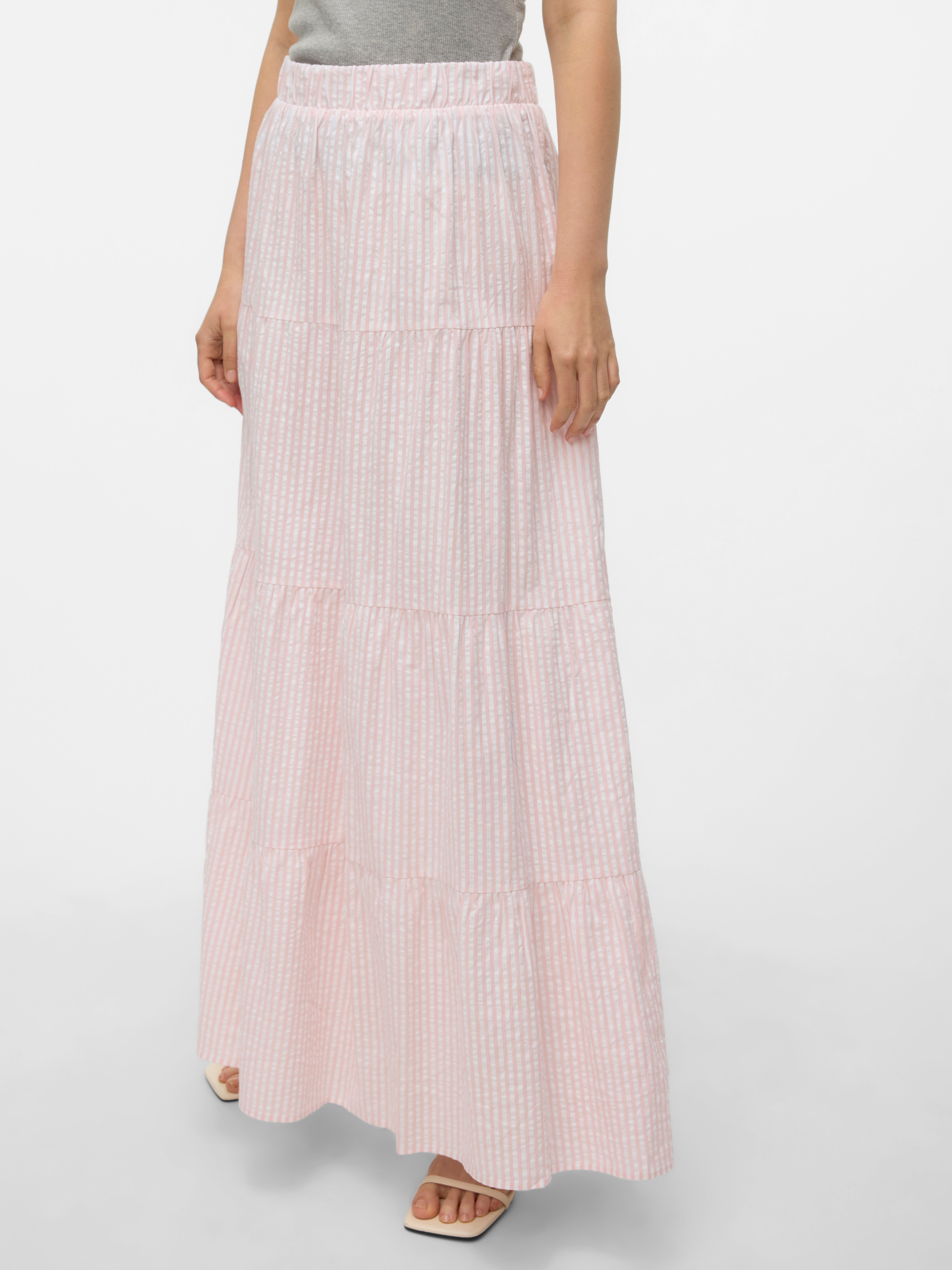 VMMOLLY Hohe Taille Langer Rock
