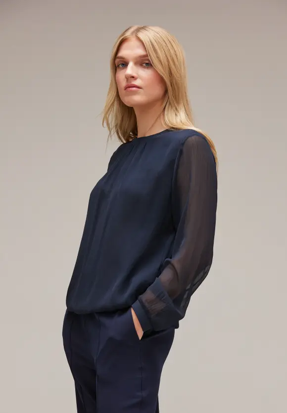 Street One Chiffonbluse mit Gummibund