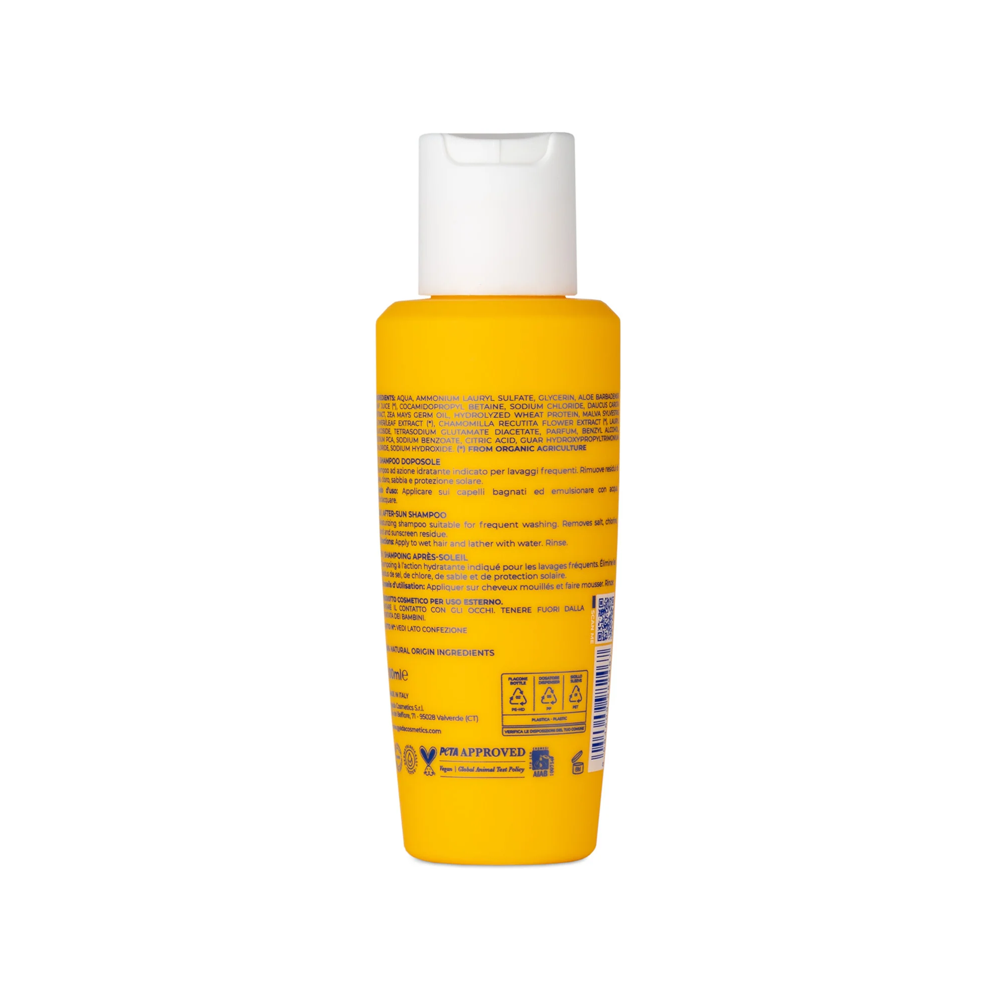 Solari After Sun Shampoo - Sun Protection Shampoo, Sun Protection Hair Treatment