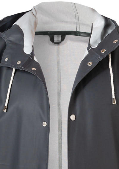 STUTTERHEIM, Regenmantel, PVC wasserdicht, grau