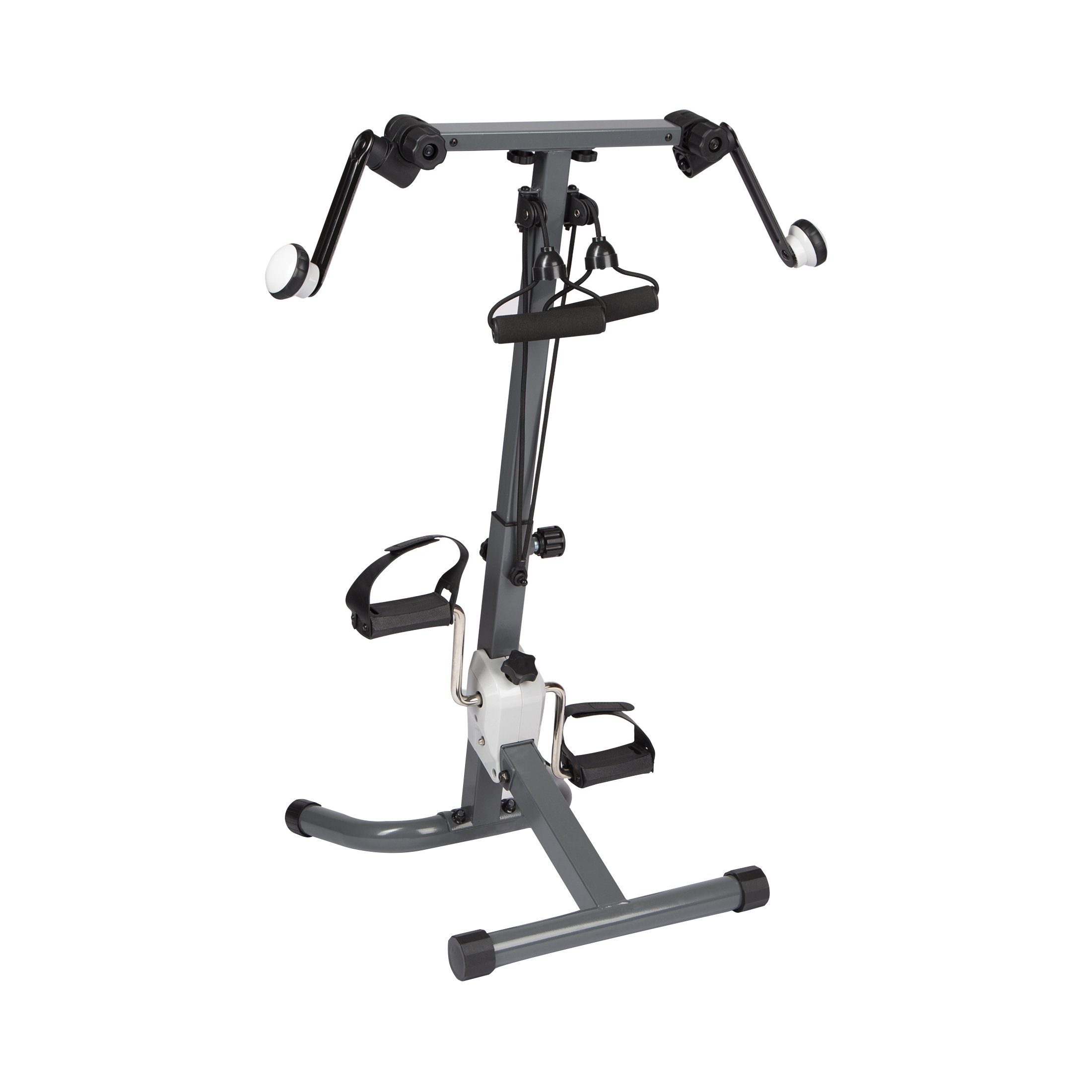 Zoomyo Heimtrainer Mini Crosstrainer, kompakter Heimtrainer zur Nutzung bei der Arbeit (Pack, rutschfeste Beschichtung), Scheibentyp-Kurbel