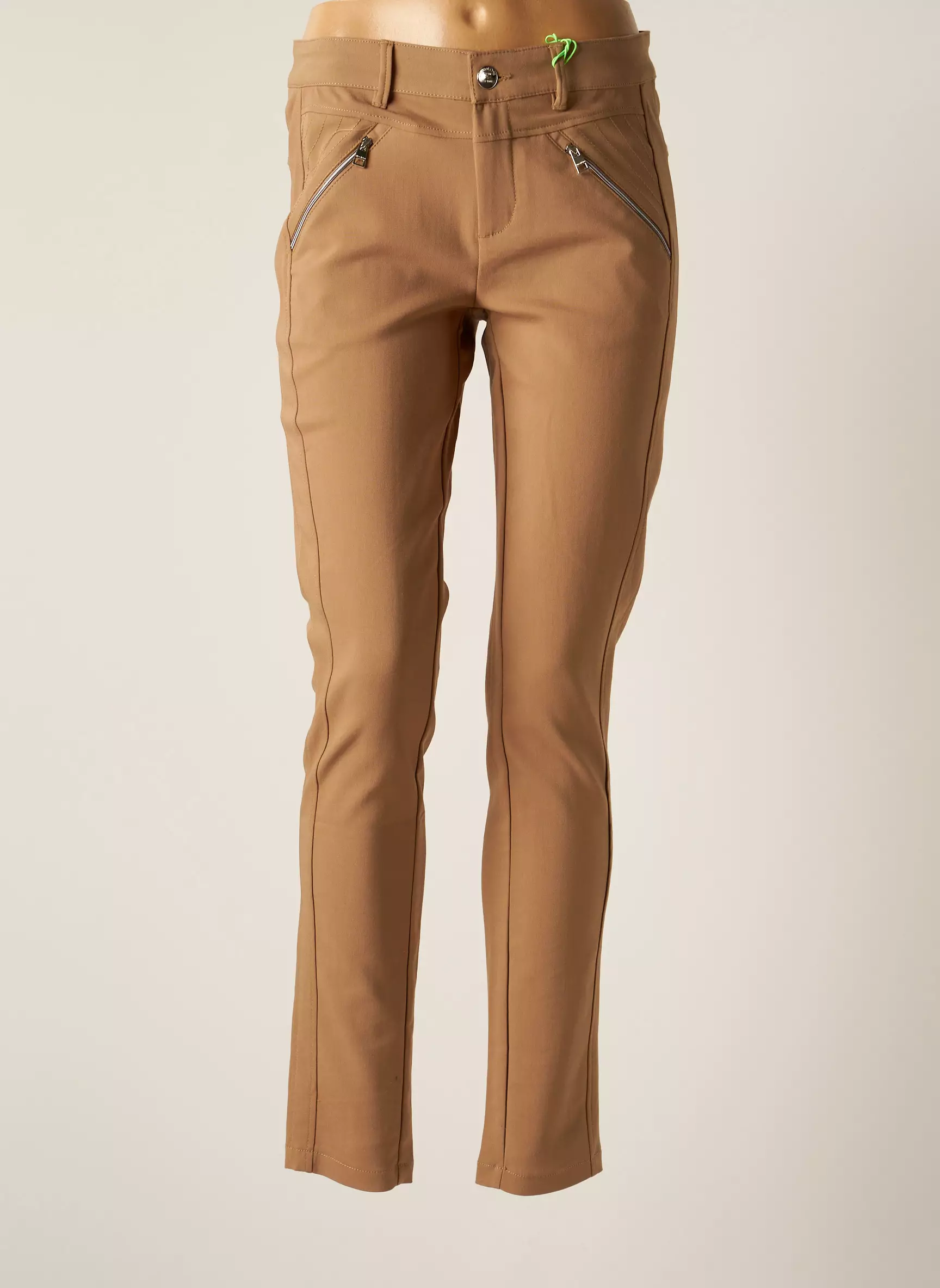 Street One Pantalons Slim Femme couleur marron