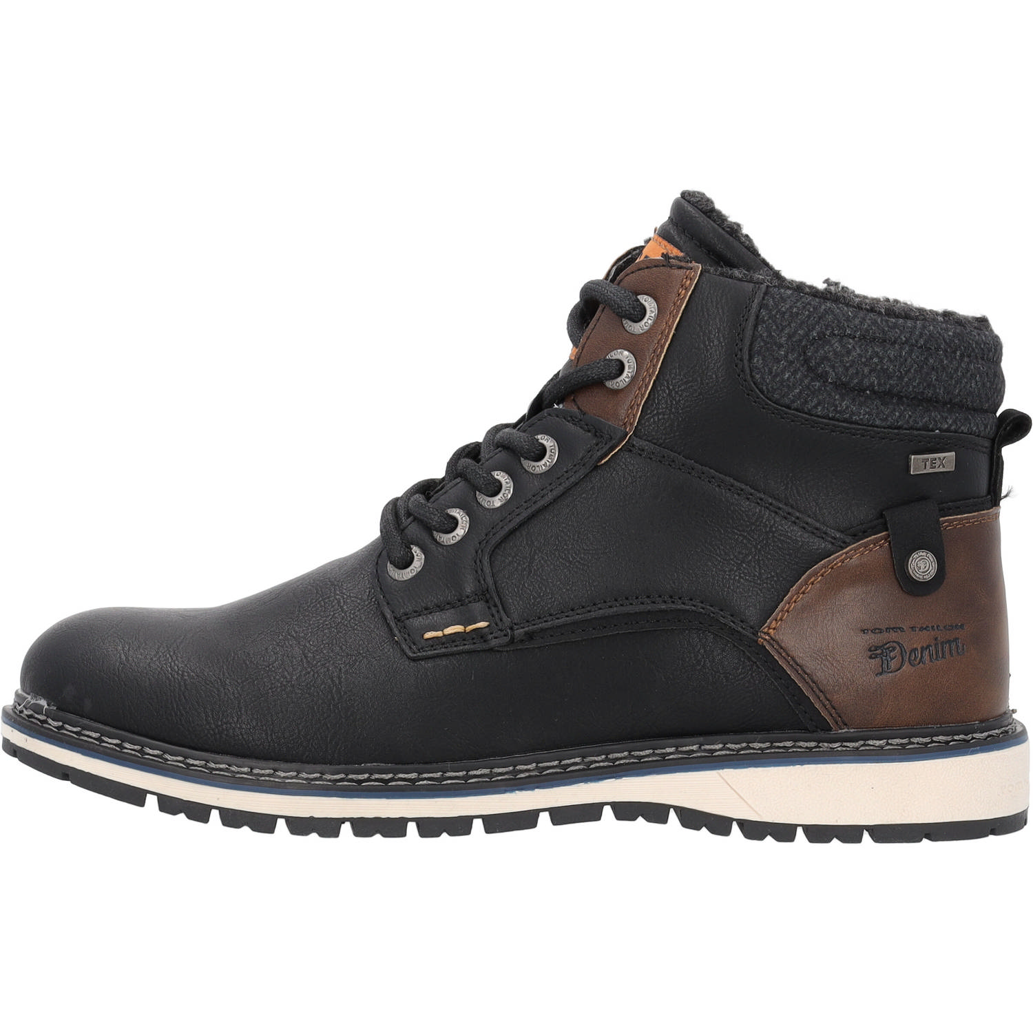Tom Tailor 4280530, Stiefel, Herren, Schwarz