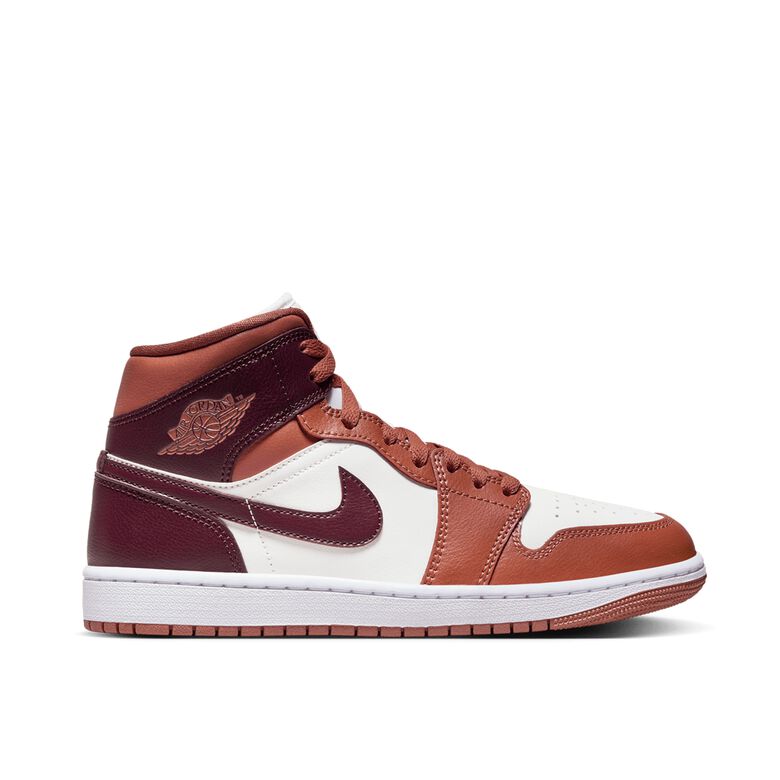 JORDAN Wmns Air Jordan 1 Mid dusty peach/night maroon/sail/white