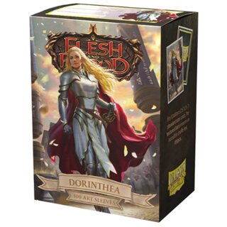 Dragon Shield: Flesh and Blood License Standard Art Sleeves - Dorinthea Ironsong (100)