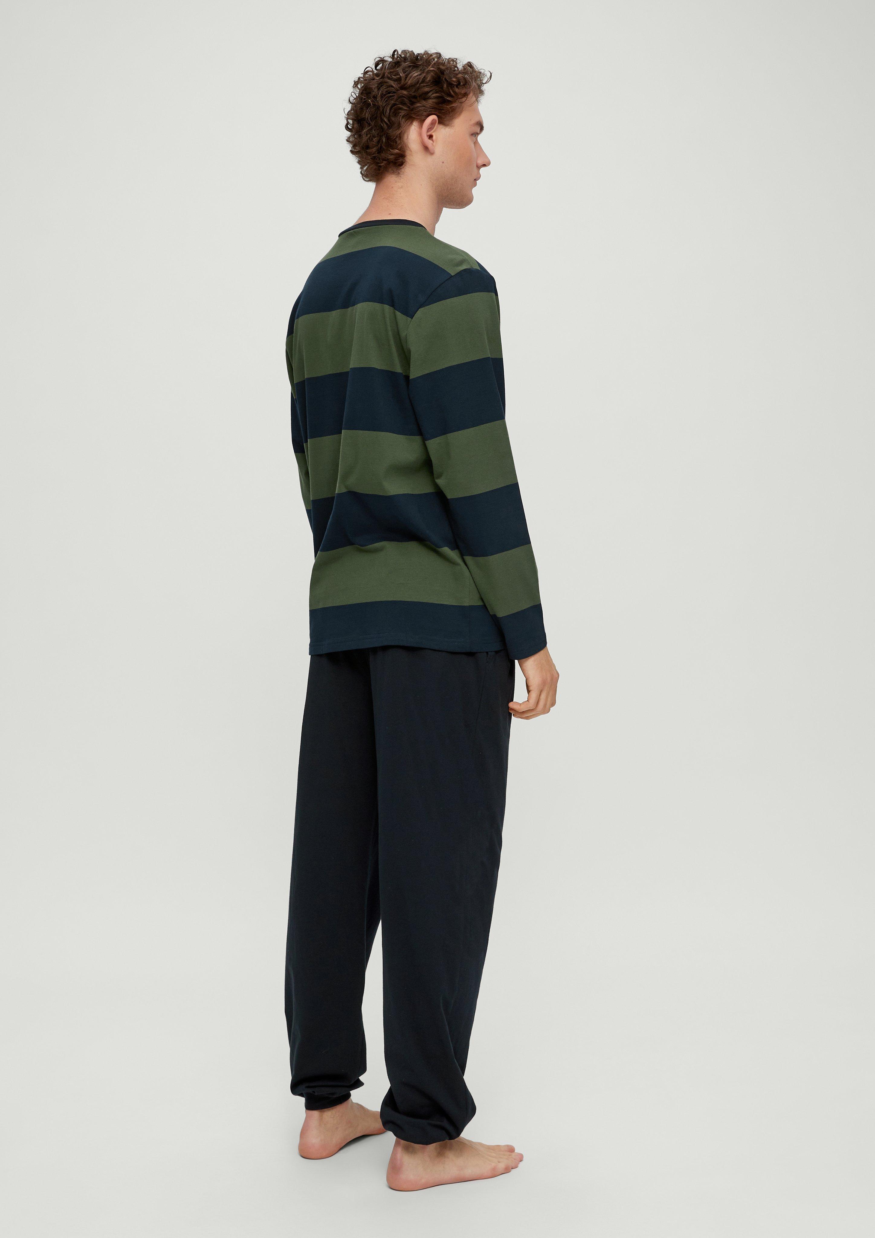 Langer Pyjama aus Baumwolle  6008396-78G1