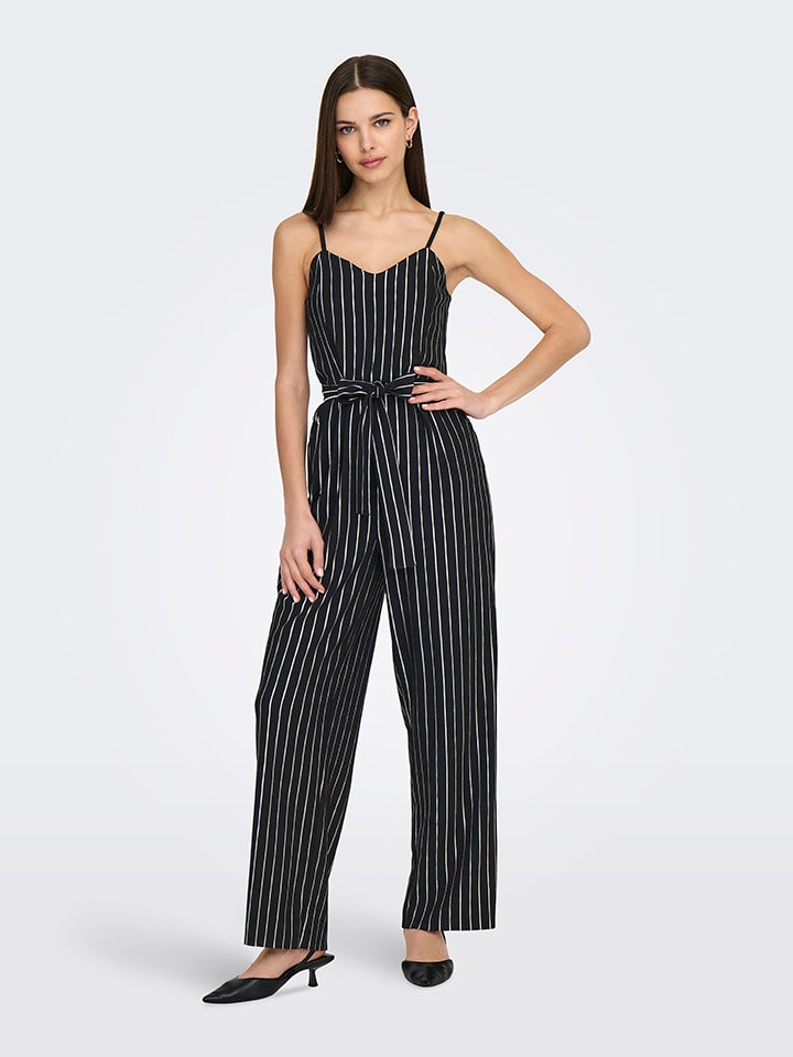 ONLY Jumpsuit in Schwarz/ Weiß günstig kaufen