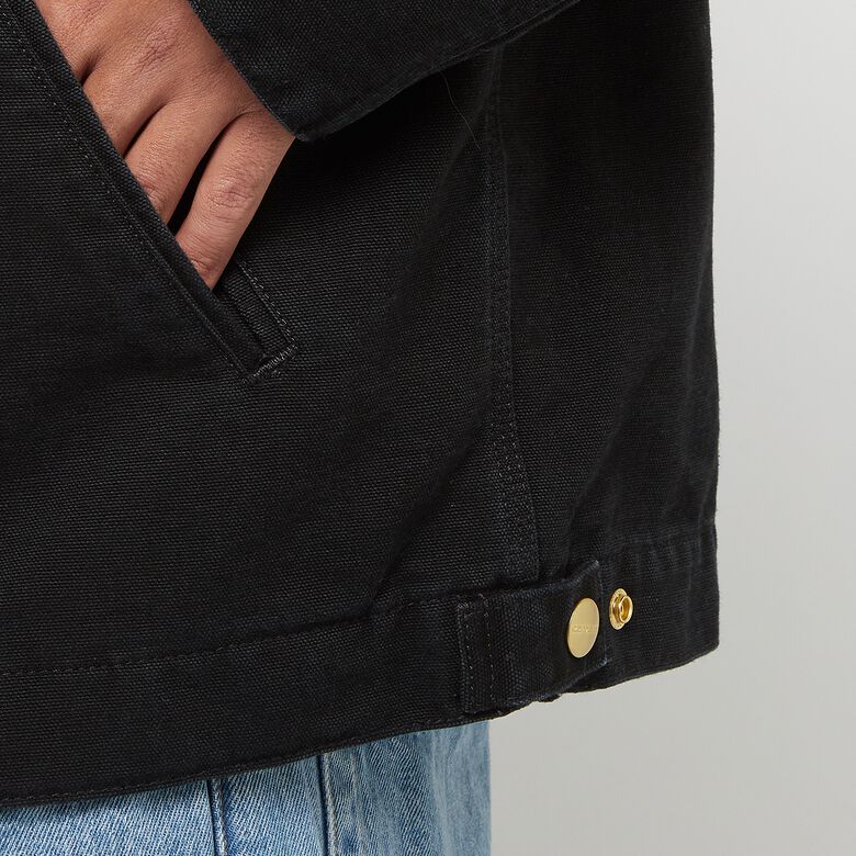 Carhartt WIP Detroit Jacket black aged canvas
