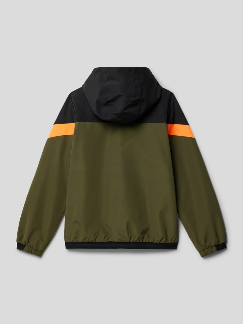 Jacke mit Kapuze Modell 'calvine' in schwarz