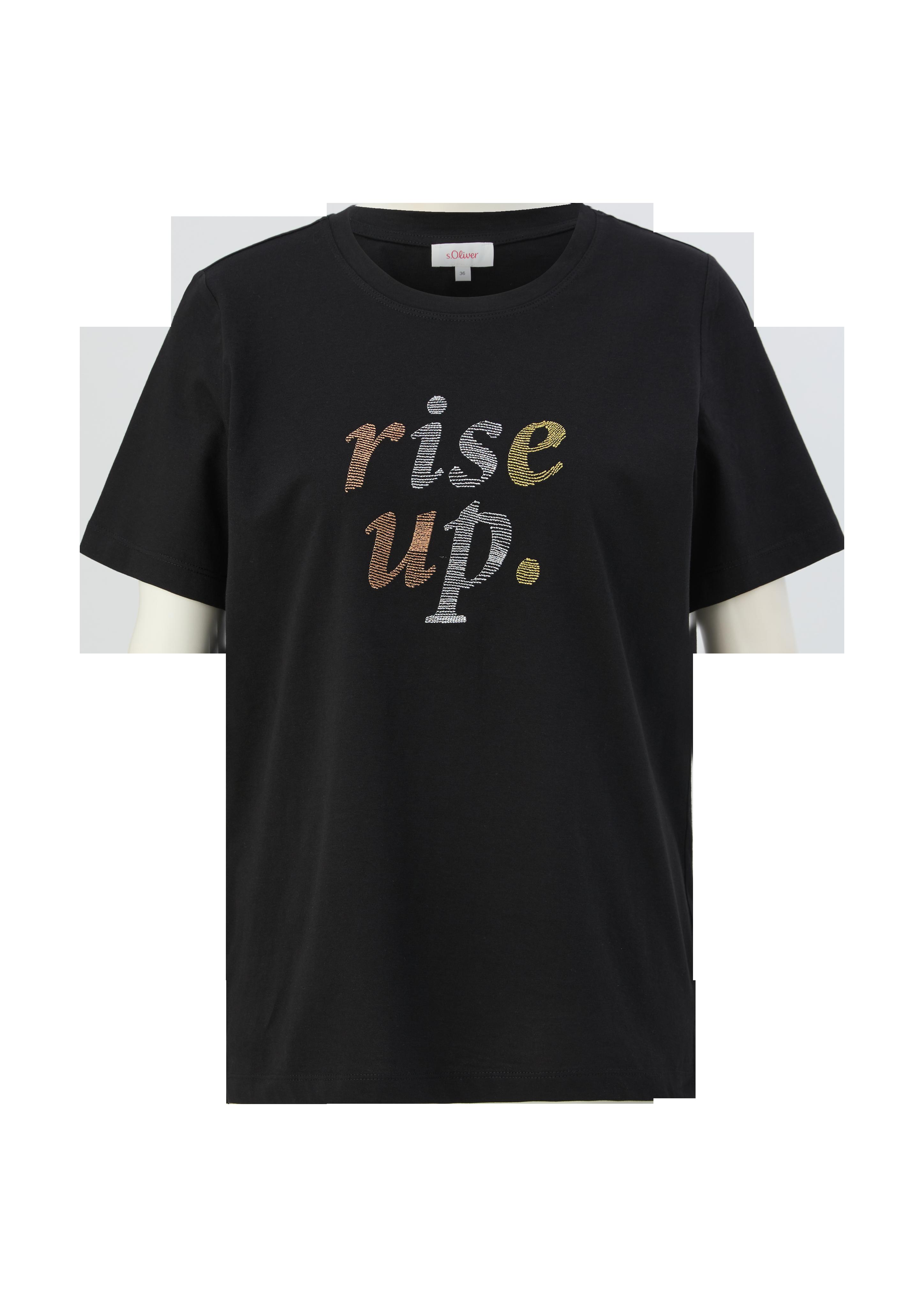T-Shirt mit Frontprint  2130232-99D0