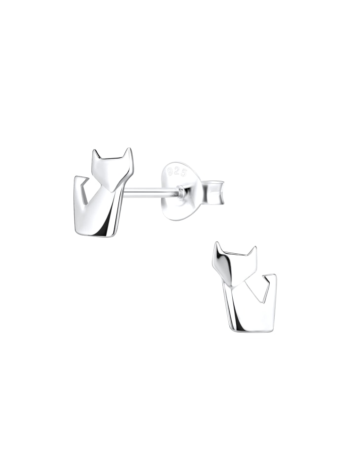 Alexander York Ohrringe, Ohrstecker ORIGAMI FUCHS sitzend in 925 Sterling Silber, 2-tlg. günstig kaufen onesize