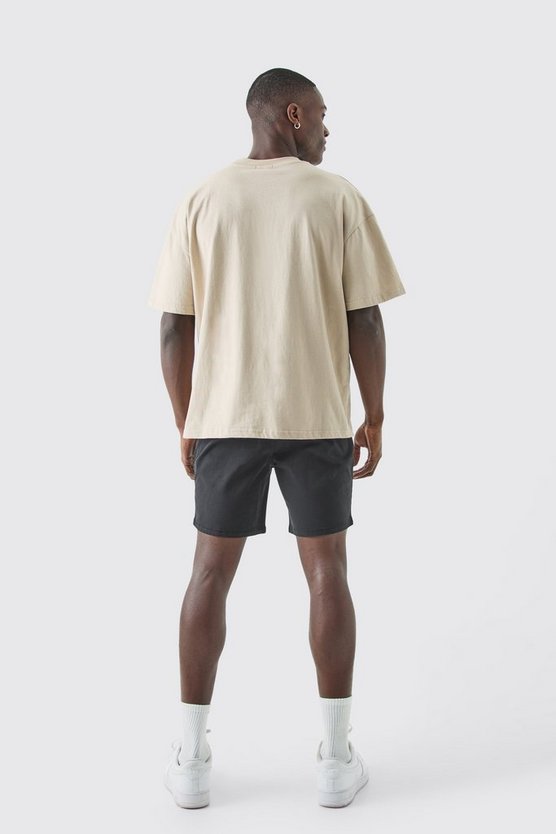 Skinny Chino-Shorts