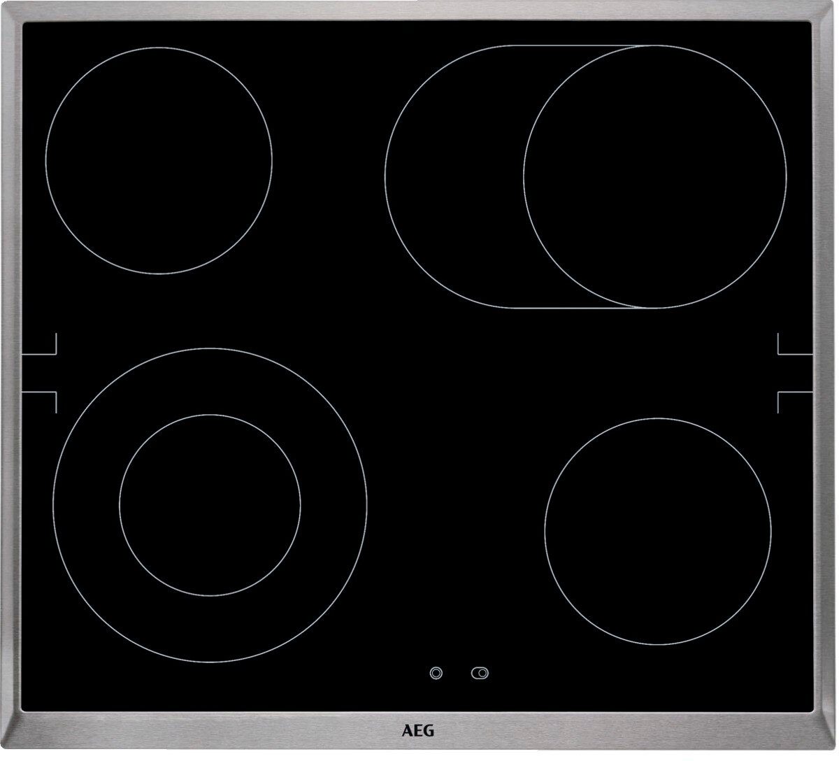 AEG Elektro-Herd-Set EES33101ZM, mit Backauszug, Multifunktionsherd