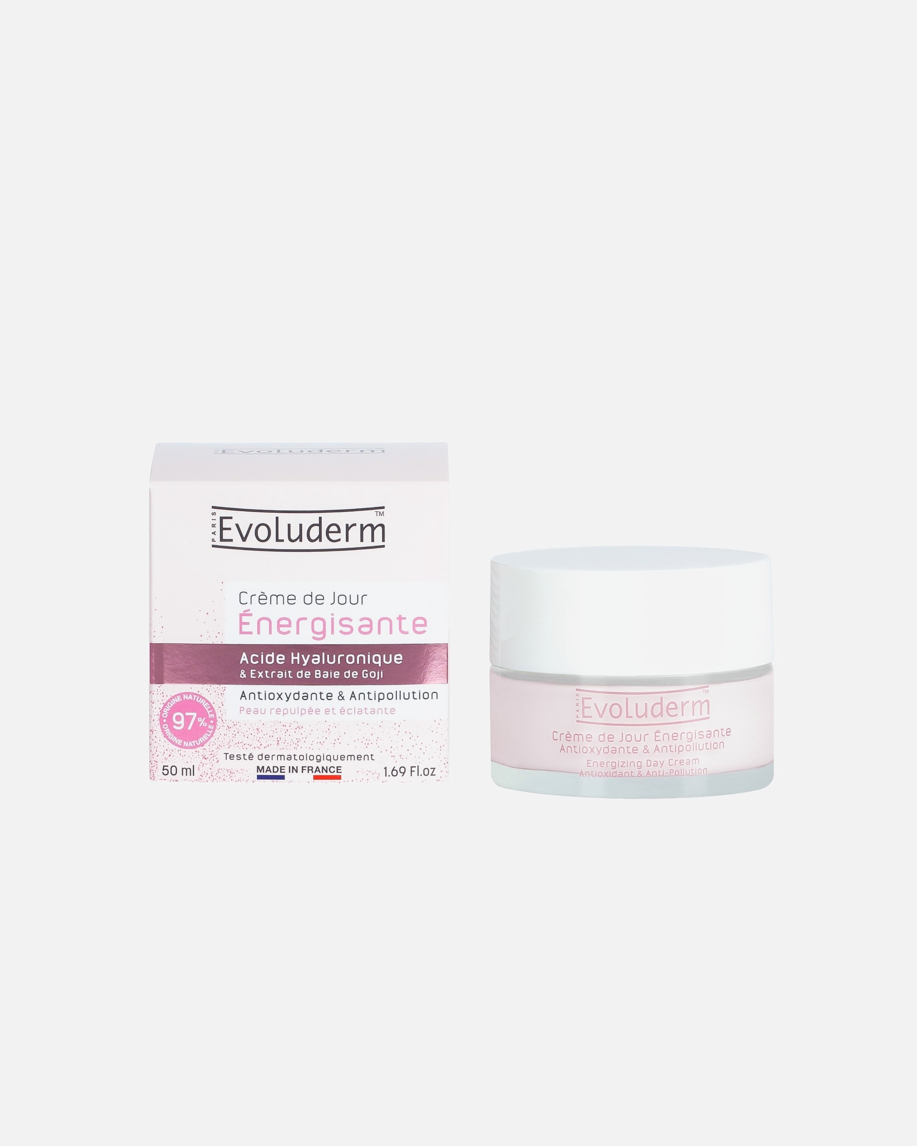 „Evoluderm“ energizuojantis dienos kremas