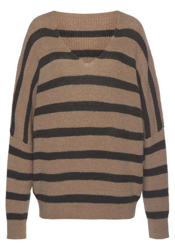 Streifenpullover