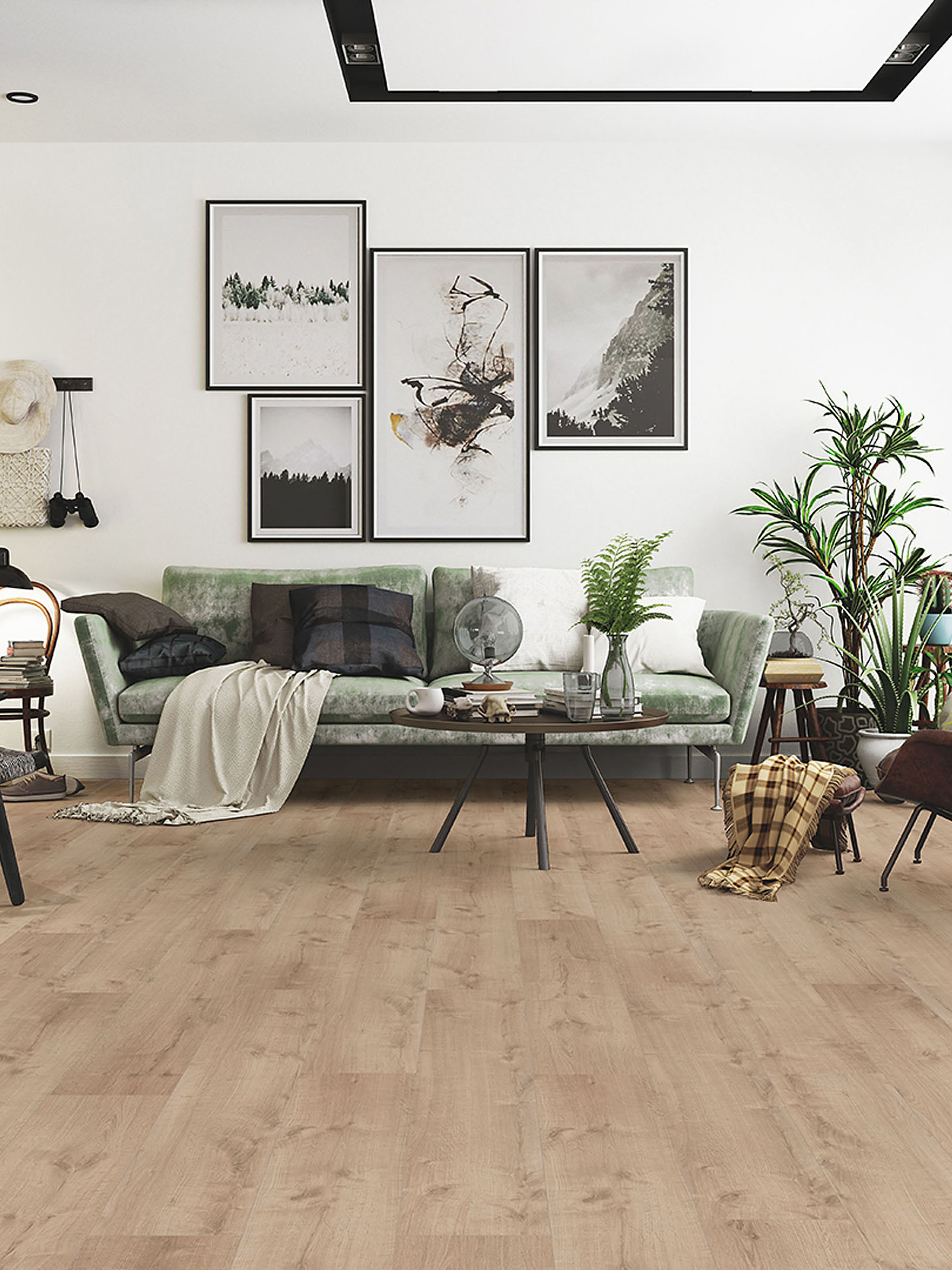 Saltum Klick-Laminat, Wild Oak 65428