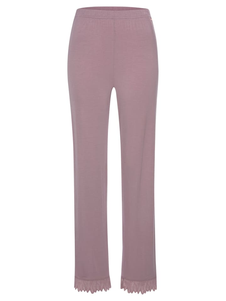 LASCANA Schlafhose in mauve günstig kaufen