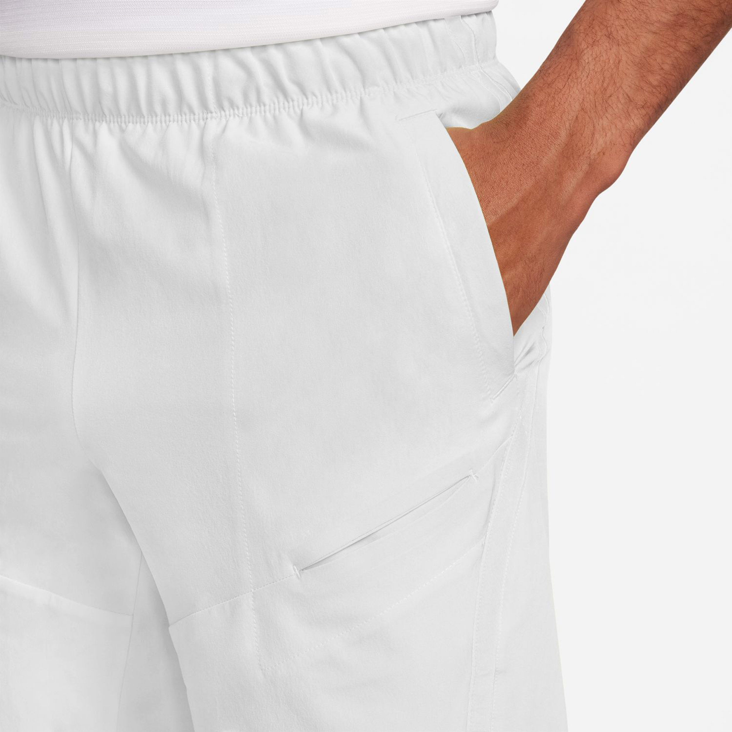 Court Dri-Fit Advantage 9in Shorts Herren - Weiß
