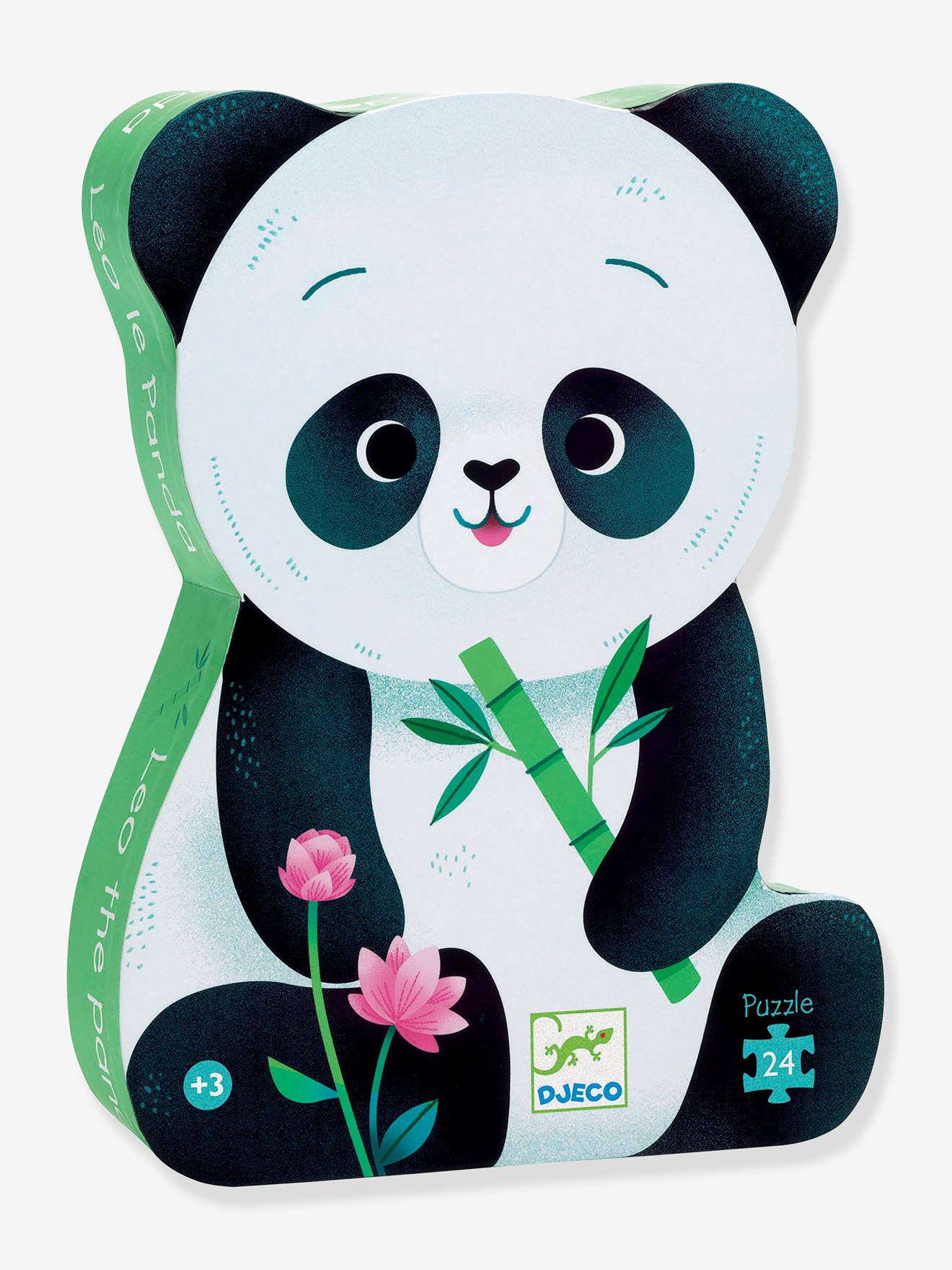 Djeco Puzzle, 24 Teile LÉO DER PANDA DJECO FSC MIX - weiß
