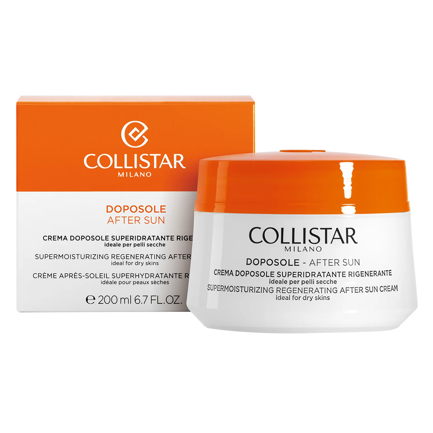 Crema corporal regeneradora superhidratante para después del sol
