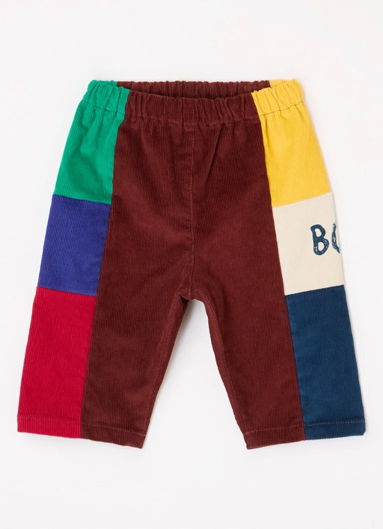 Pantaloni drepți din catifea reiată BOBO CHOISIT