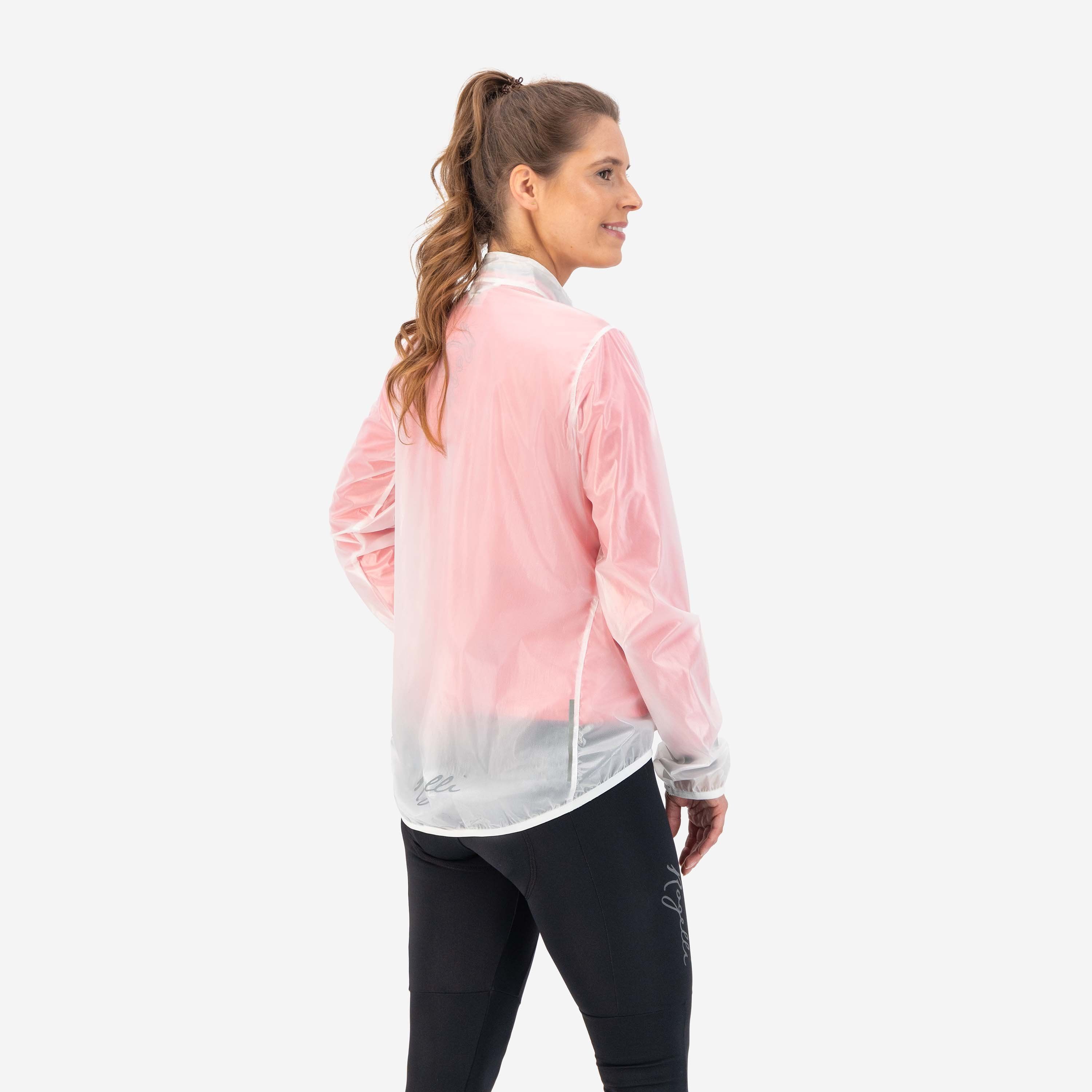 Rogelli Emergency Weiß Damen Fahrrad Regenjacke