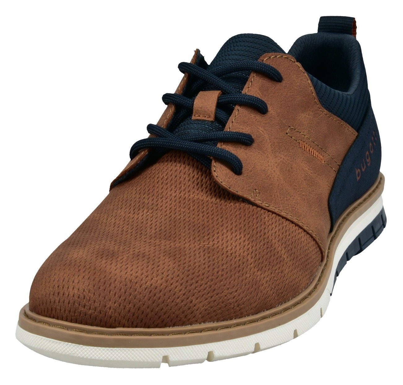 bugatti Schnürschuh mit Prägung