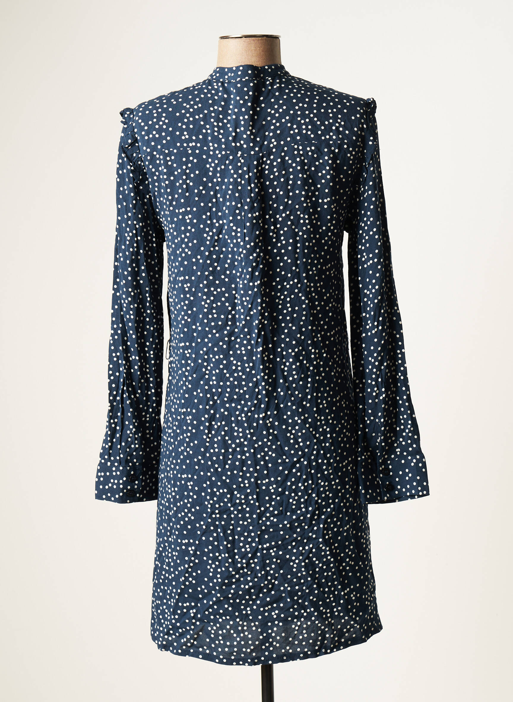 Clouds Of Fashion Robes Courtes Femme couleur bleu