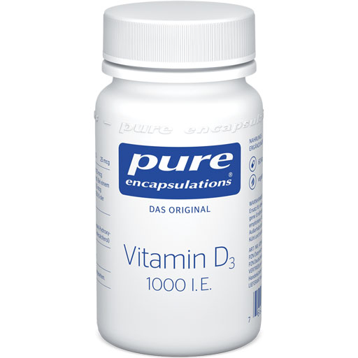 PURE ENCAPSULATIONS Vitamin D3 1000 I.E. Kapseln  60 St  Kapseln