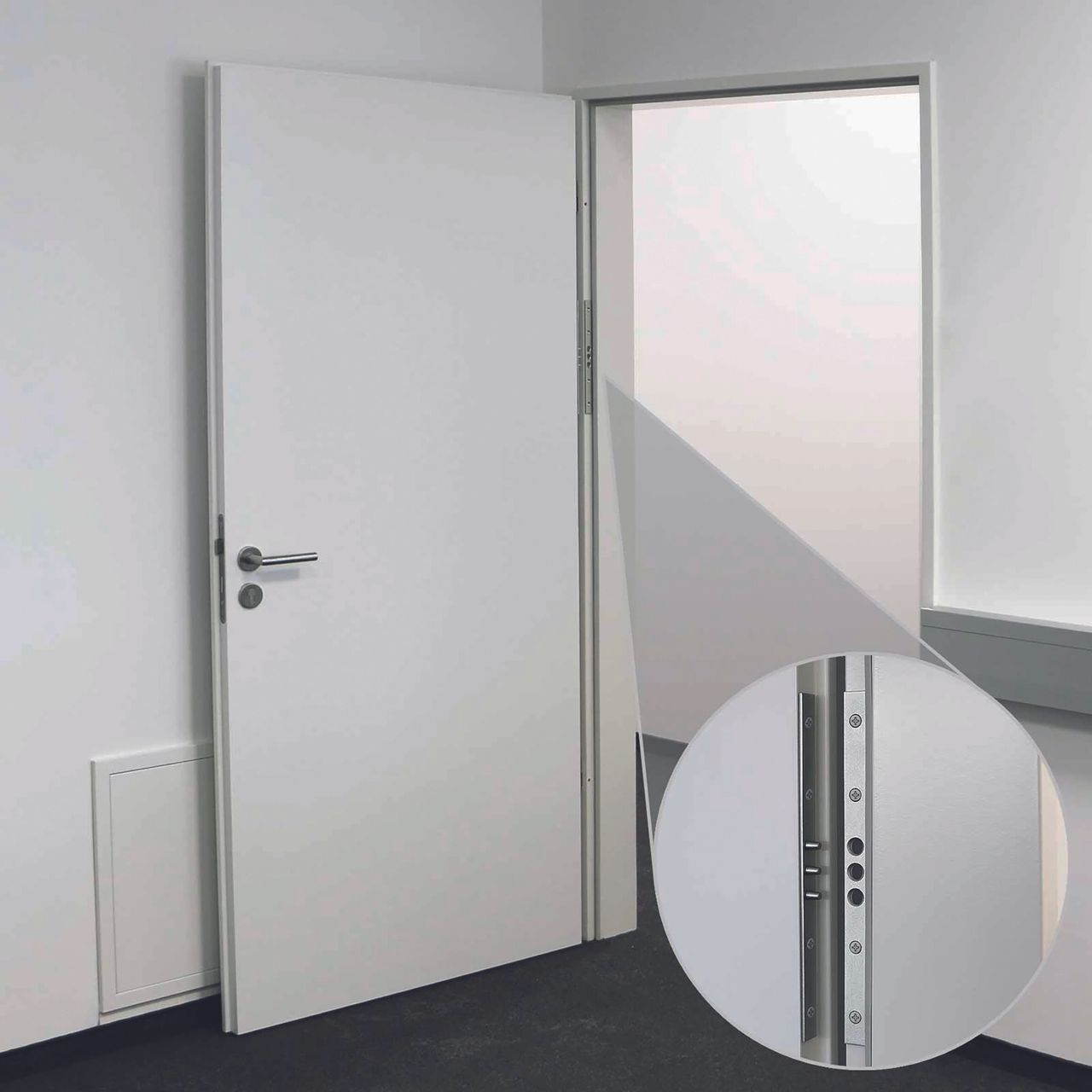 Basi Bändersicherung - BS 280 - mit 3 Zapfen und Schrauben - 280x20 mm - verzinkt