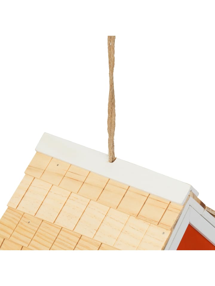 relaxdays Deko Vogelhaus in Bunt - (B)18,5 x (H)25 x (T)18,5 cm günstig kaufen onesize