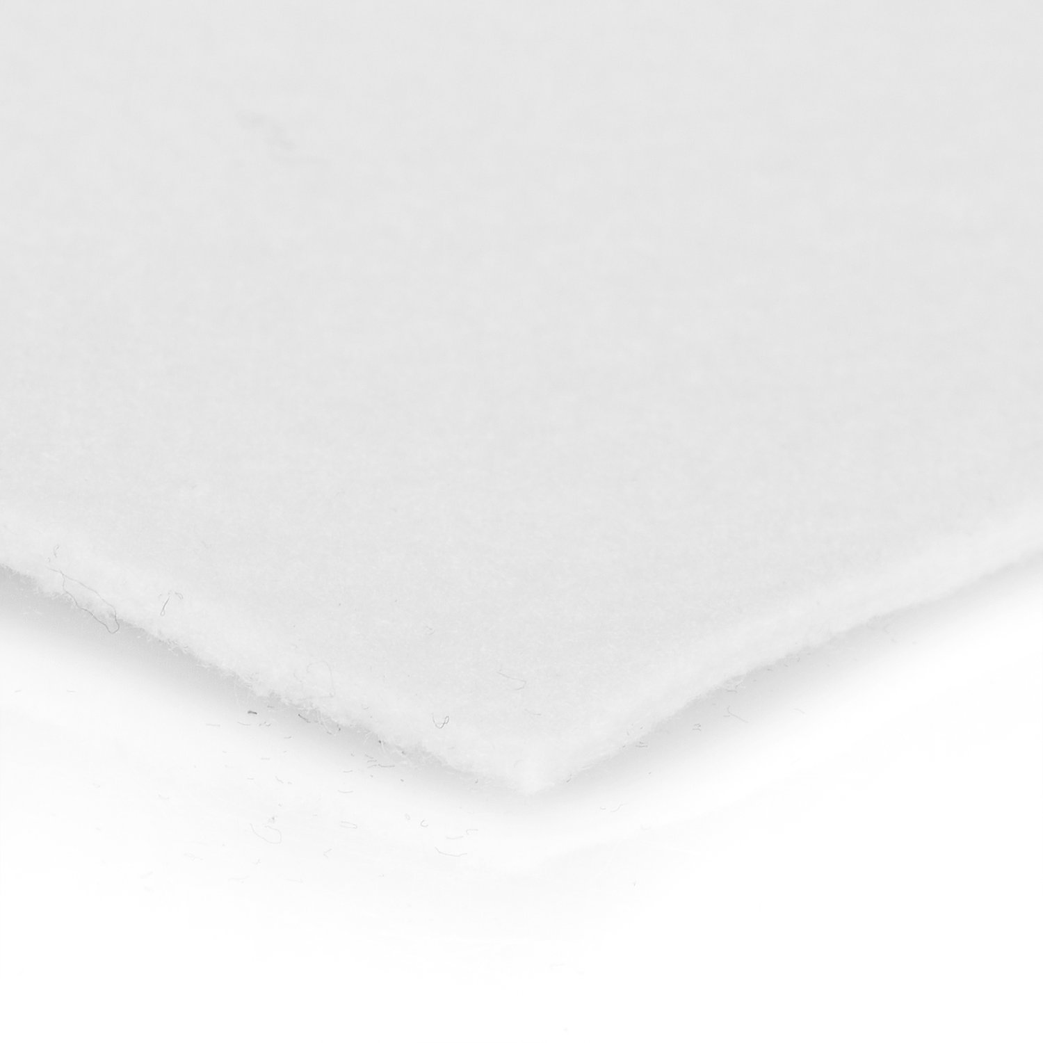 Filz, Stärke 2 mm, 5 m Rolle, weiß