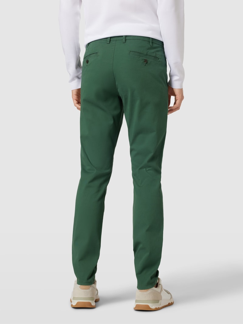 Super Slim Fit Chino mit Stretch-Anteil in grasgrün