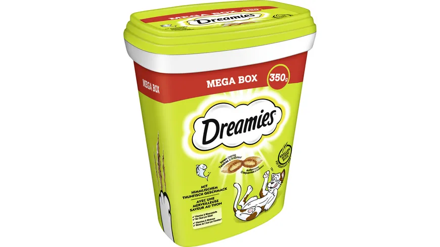 DREAMIES™ Katzenleckerli mit Thunfisch Mega Box 350 g
