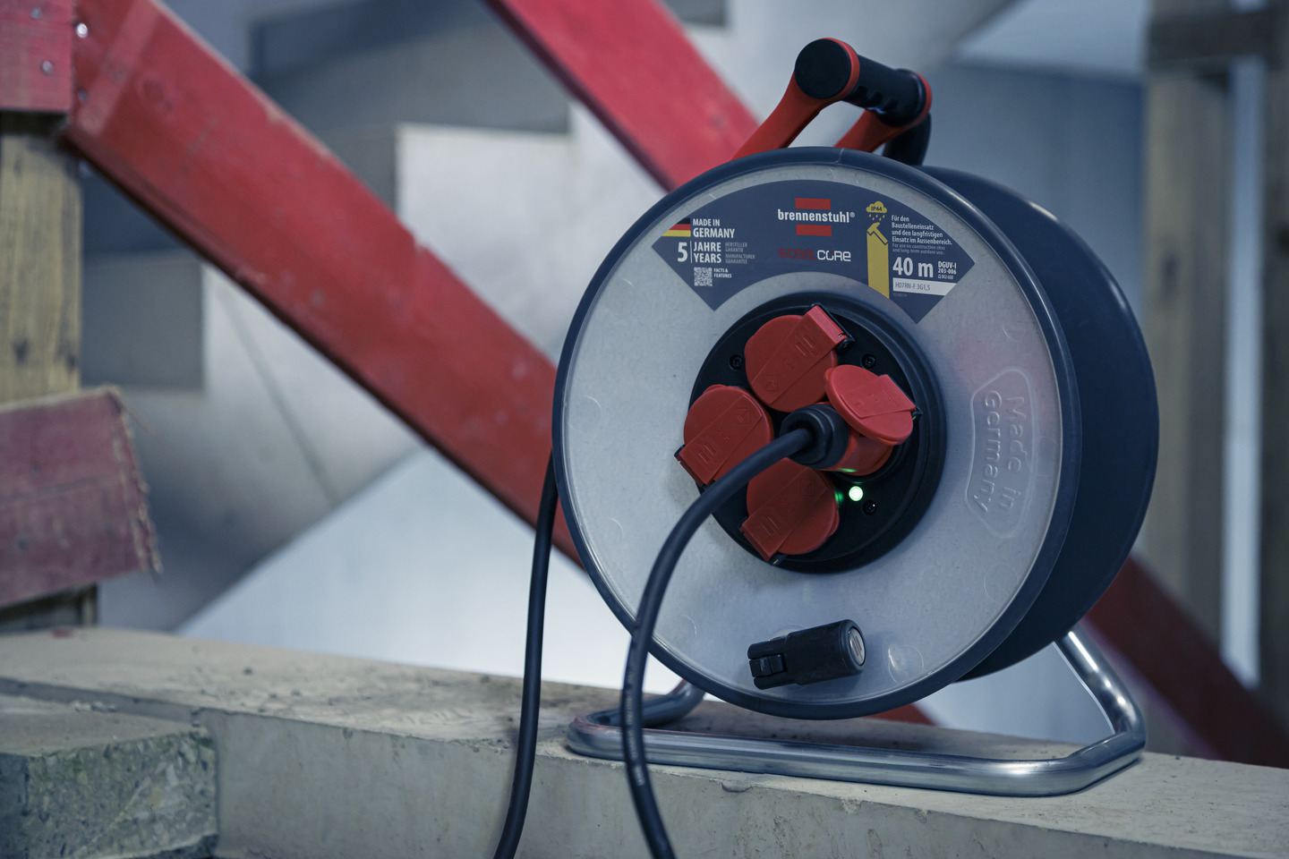 Brennenstuhl 9191400110 Professional SteelCore kabelový spojovací kabel SC4100 IP44 40m H07RN-F 3G1,5