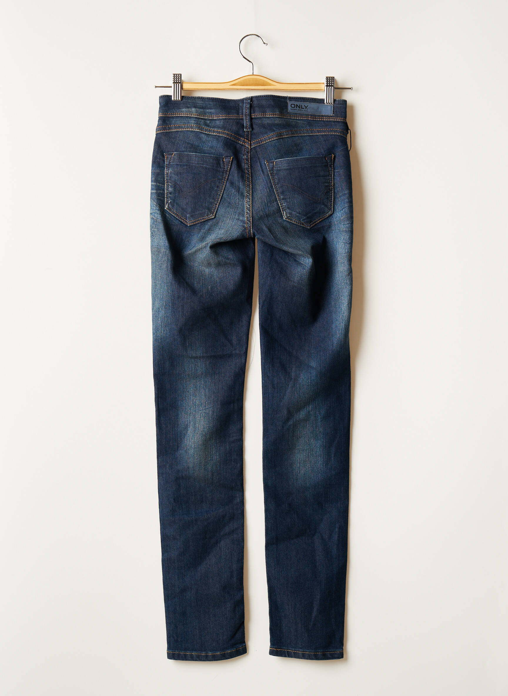 Only Jeans Coupe Slim Femme couleur bleu