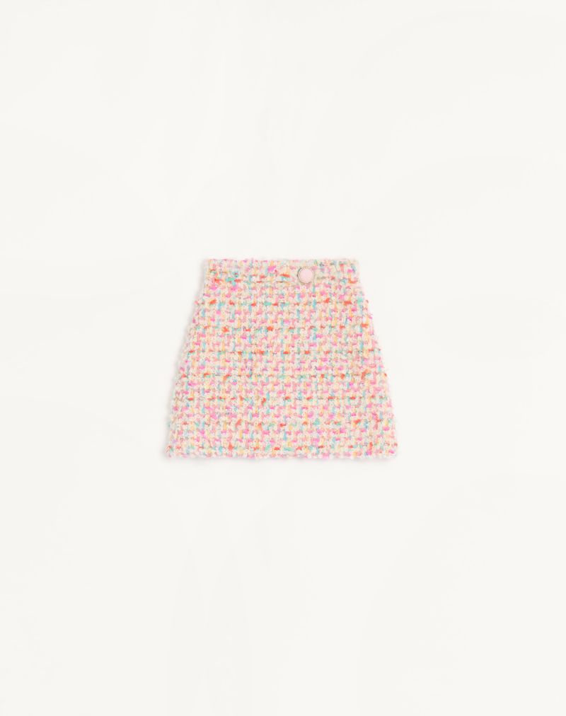 Kort Candy Tweed-nederdel