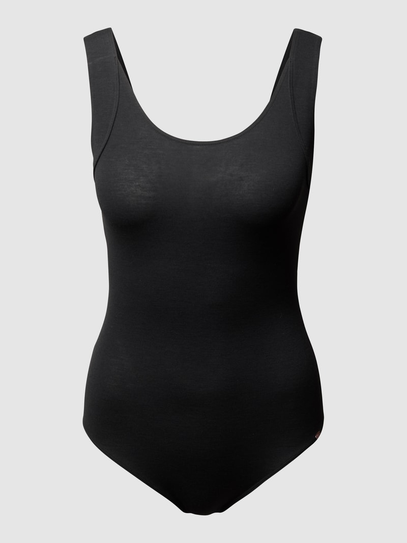 Body mit Zierstegen in schwarz