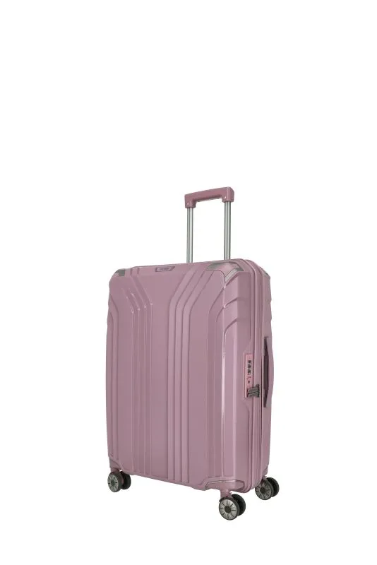 Travelite ELVAA Trolley M mit 4 Rollen (erweiterbar) - Rosé
