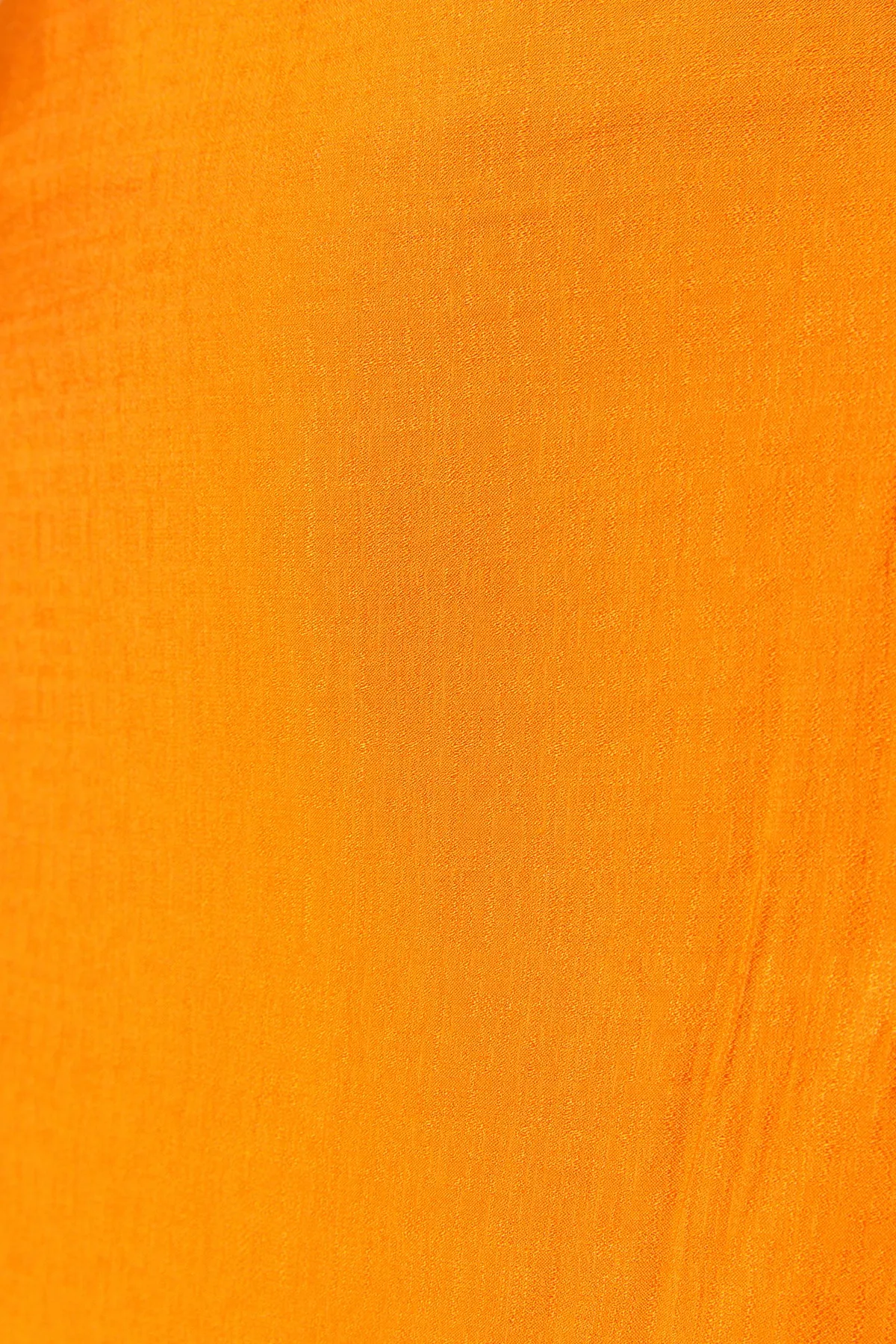 Trendyol Collection  Orangefarbener gewebter Minirock mit hoher Taille und Futter in Leinenoptik TWOSS23ET00008