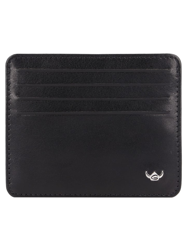 Golden Head Colorado Kreditkartenetui RFID Schutz Leder 10 cm in schwarz günstig kaufen onesize