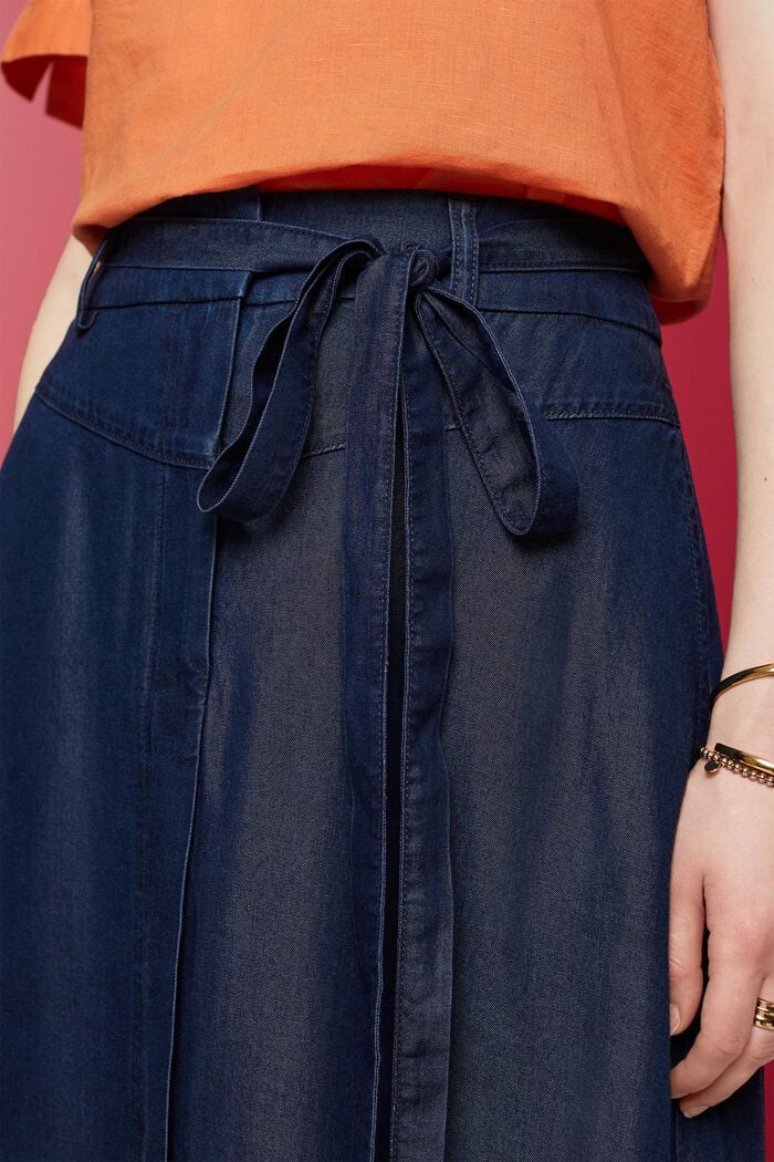 Midirock im Denim-Look, TENCEL™