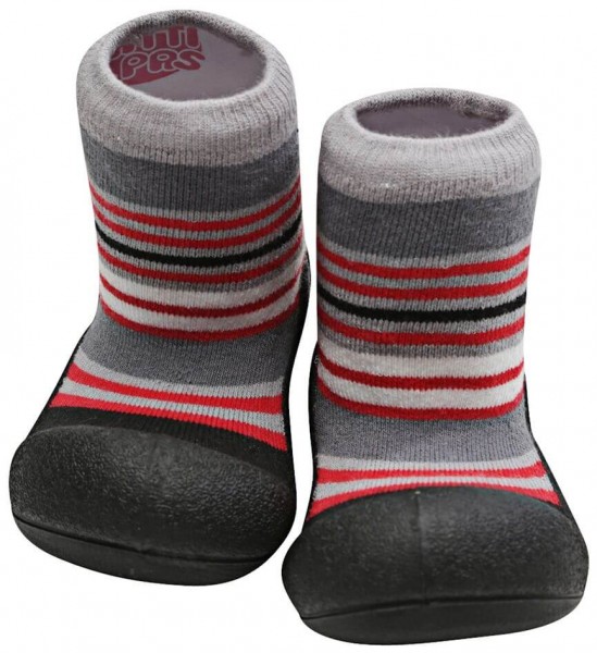 Attipas ~ Sockenschuh Modern ~ Grau